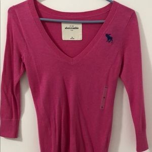 Abercrombie Pink Long Sleeve